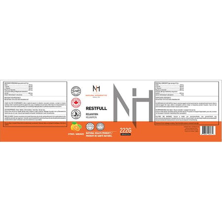 Restfull citrus relaxation 60 servings - 222 g
