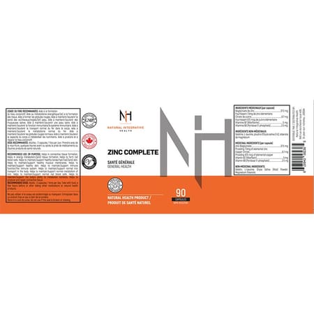 Zinc Complete - 90 capsules
