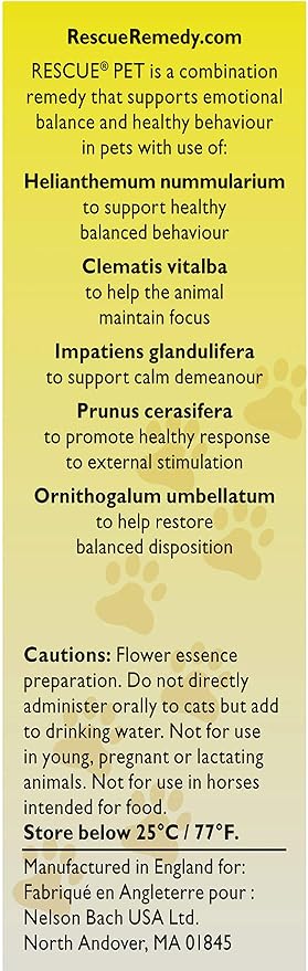 Rescue Animaux De Compagnie - Compte gouttes 10 ml