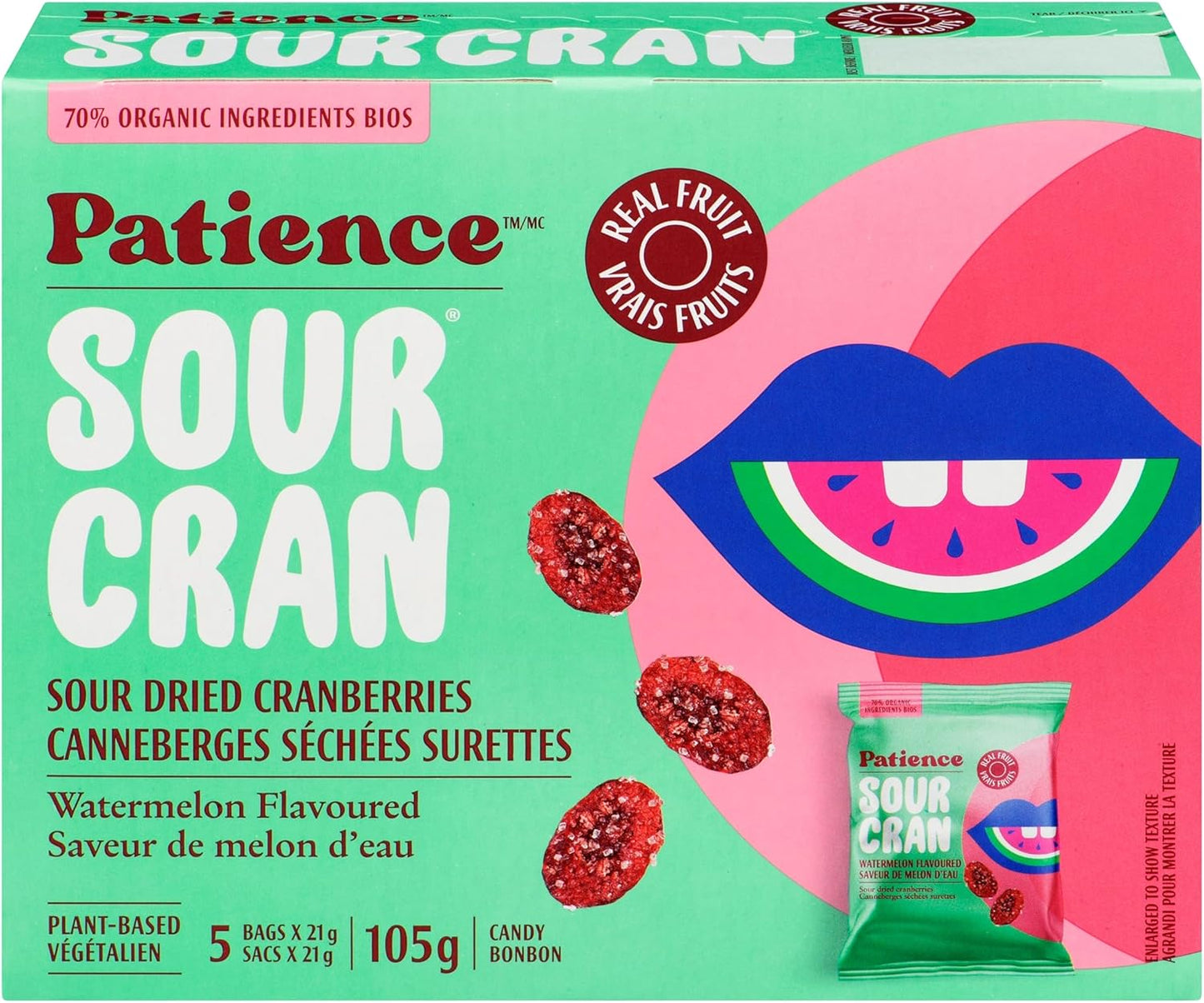 Canneberges Séchées - Surettes Melon d'eau