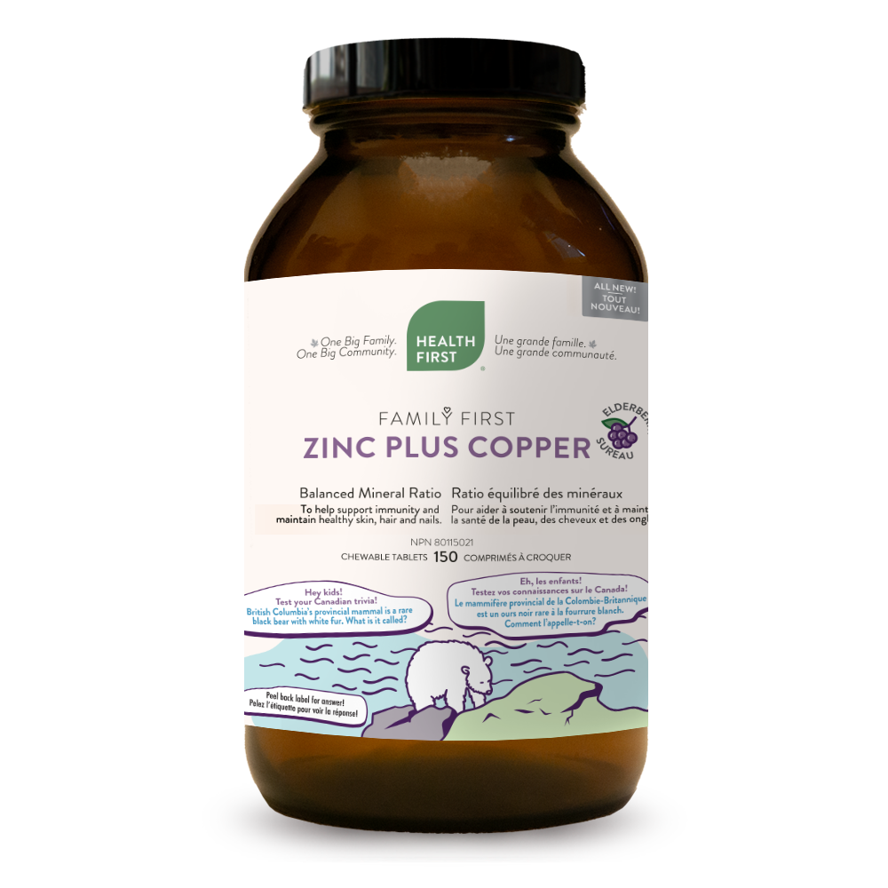 Family First Zinc + Cuivre - 150 Capsules