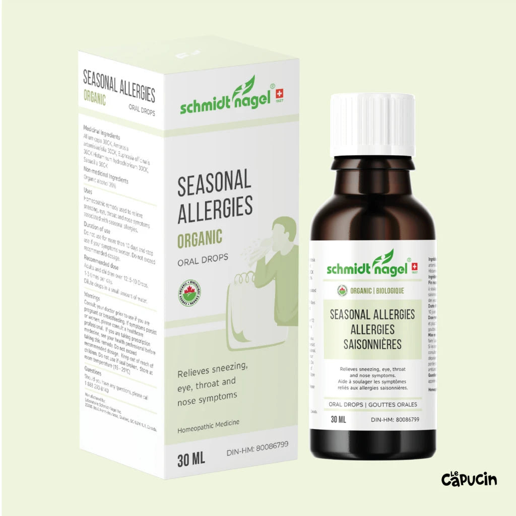 Bouteille de gouttes homéopathiques Schmidt-Nagel A01 (Homeodel 15) pour les allergies saisonnières et le rhume des foins