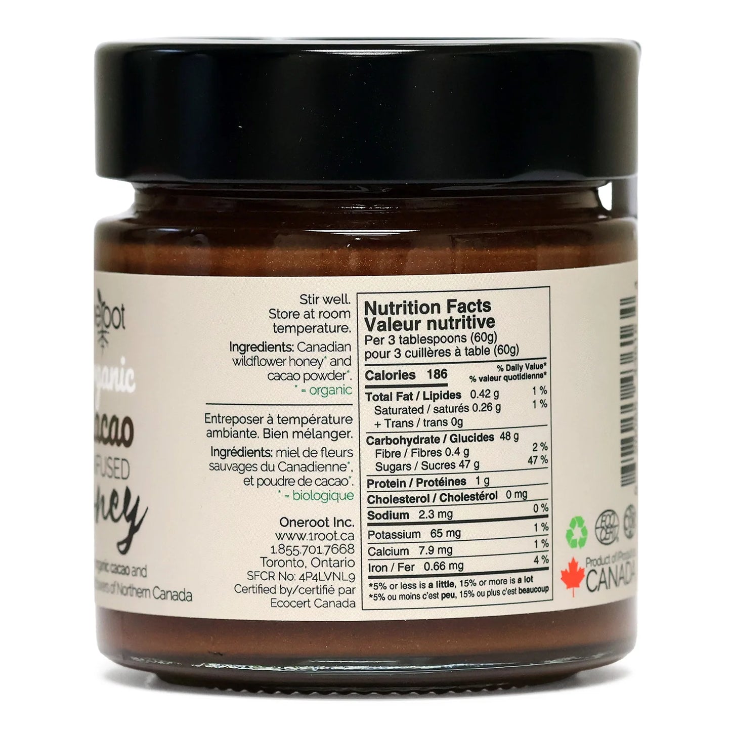 Miel Infusé au Cacao Bio - 300g