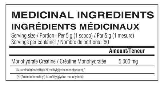 Créatine Monohydratée - 800g