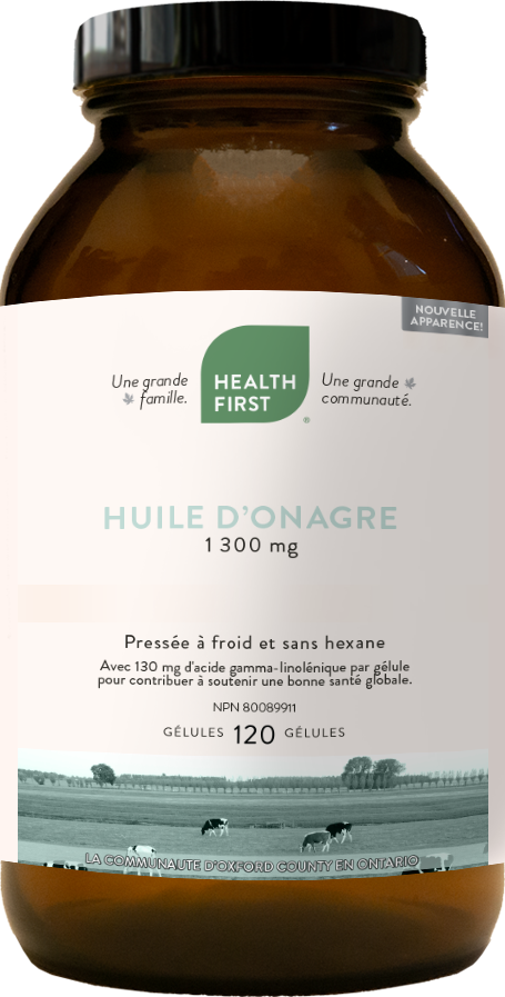 Huile d’onagre 1300mg - 120 Capsules