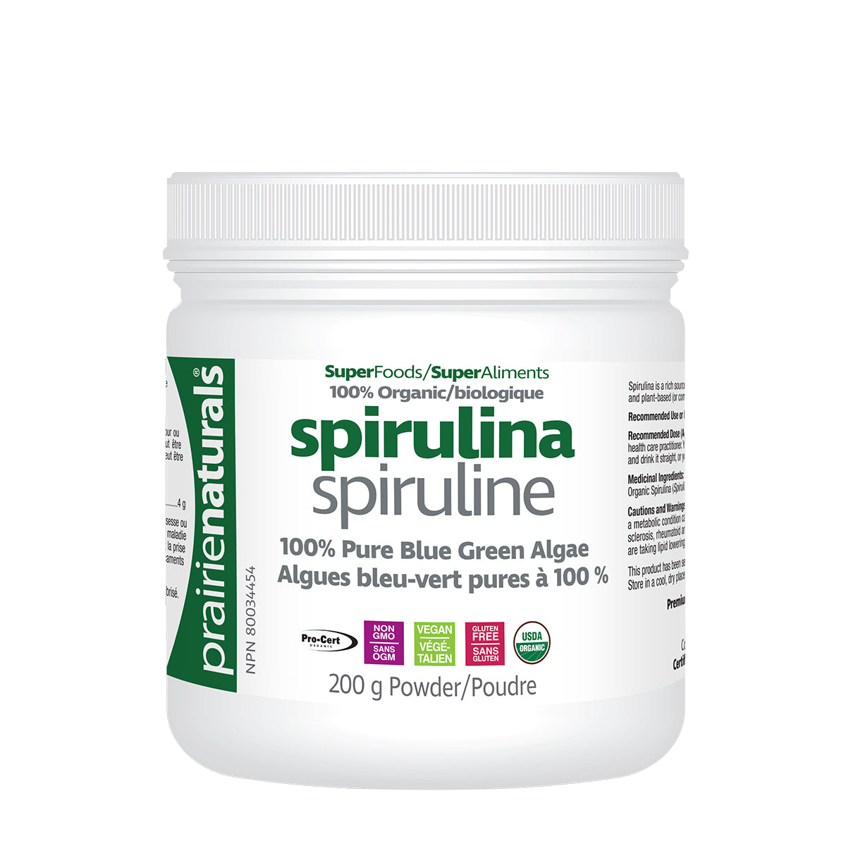 Organic Spirulina - 200g Powder