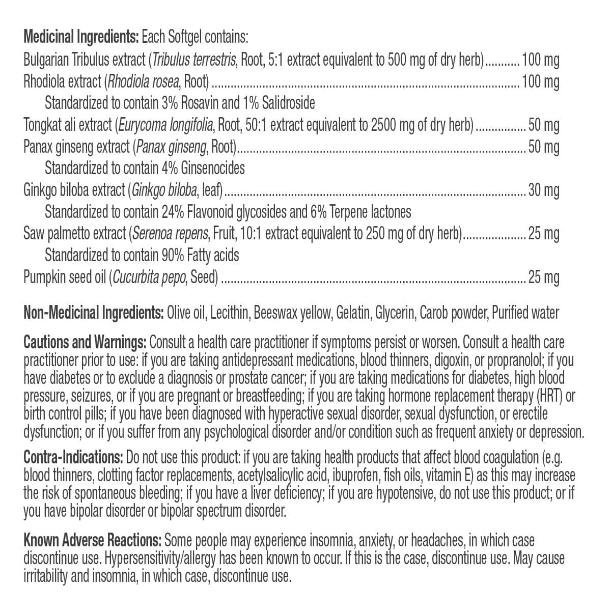 Vigor force - 60 capsules