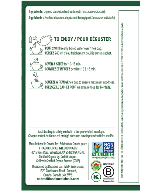 Feuille et Racine de Pissenlit - 16 Sachets