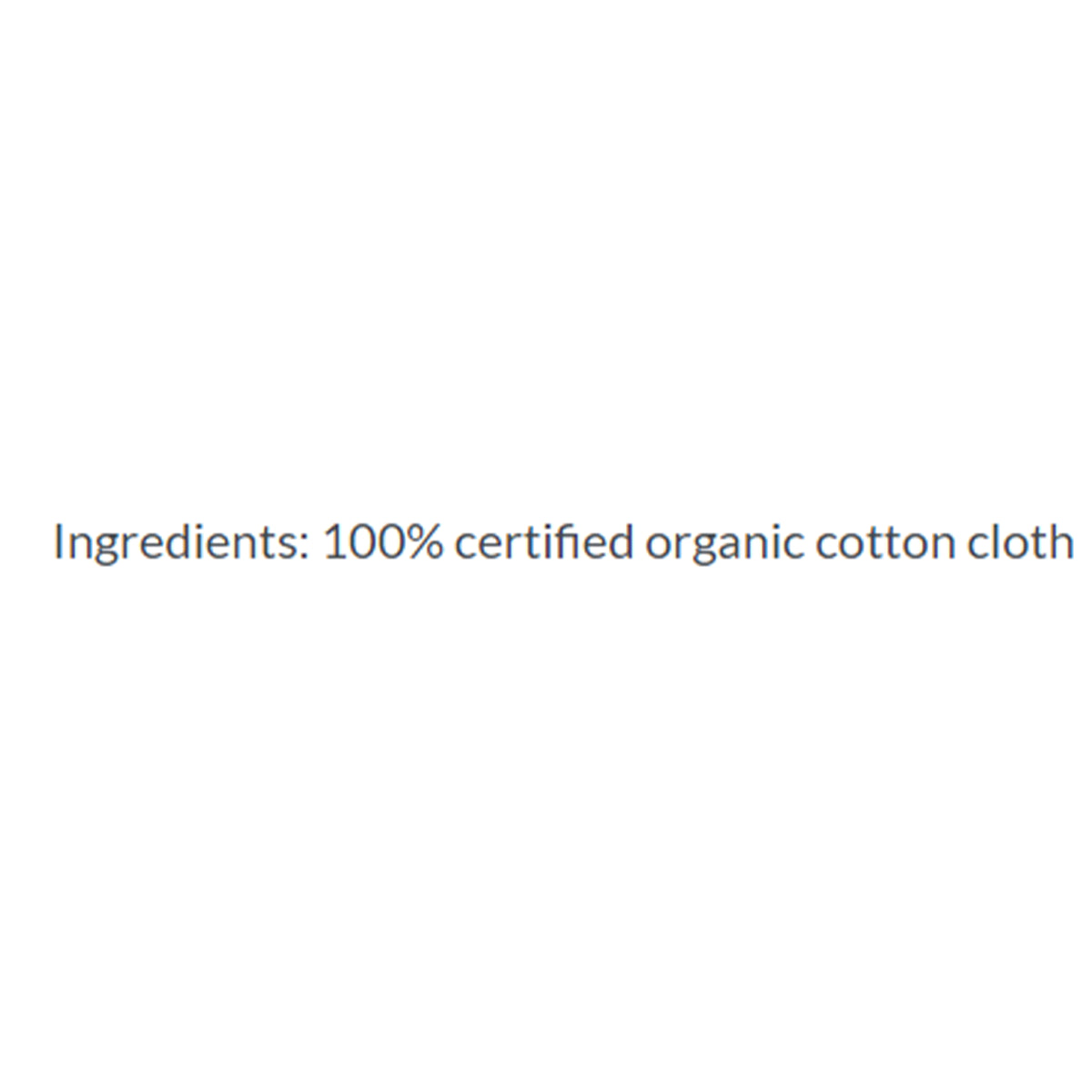 Intimate wipes made of 100% organic cotton - 12 units