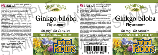 Ginkgo Biloba - 60 capsules