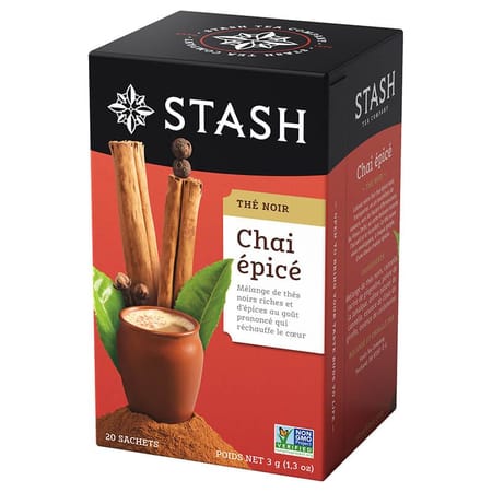 Thé noir chai épicé - 20 Sachets