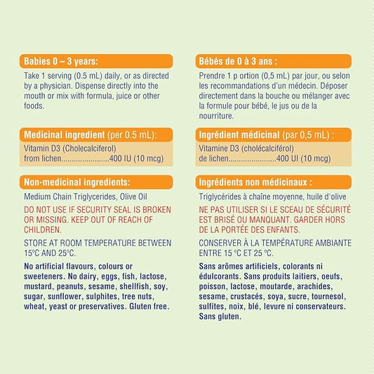 Vitamine D3 400iu - 100 portions