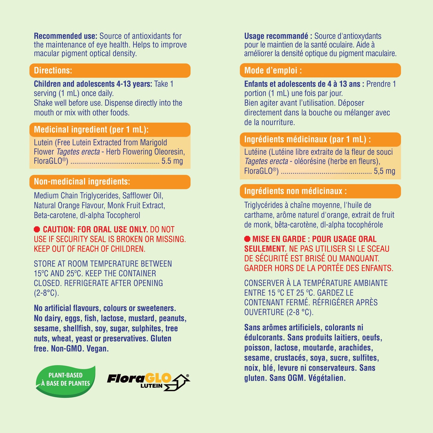 Lutéine - Gouttes 30ML