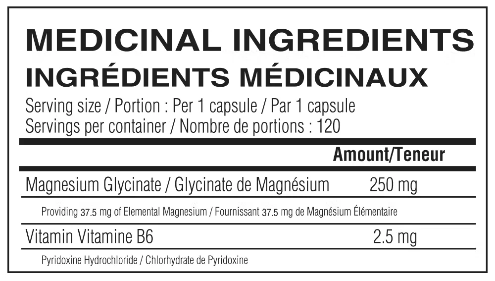 Magnésium + B6 - 120 capsules