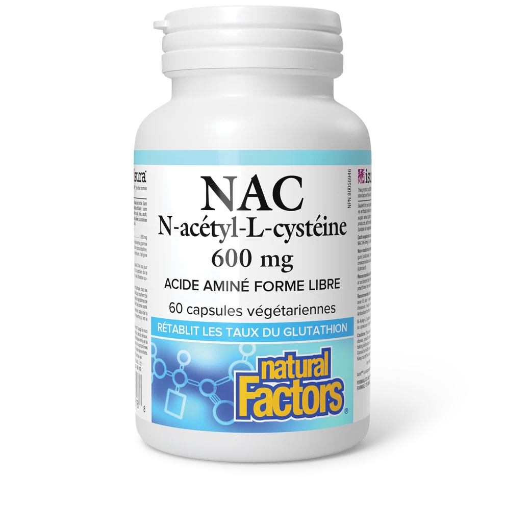 N-acétyl-L-cystéine Acide aminé 600 mg