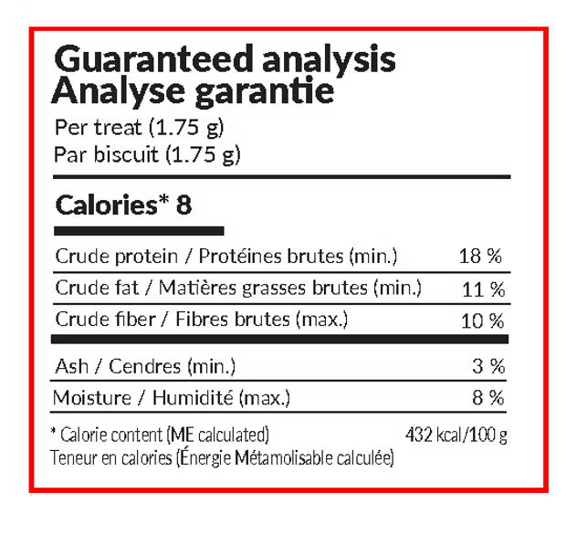 GĂąteries naturelles pour chiens au chanvre & Pomme