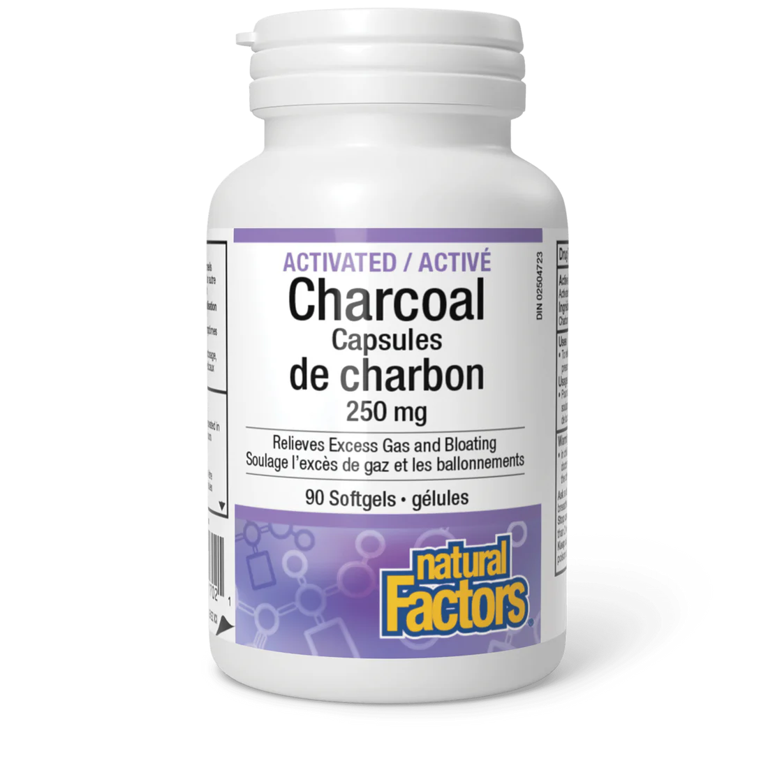 Charbon activé 250mg - 90 Gélules