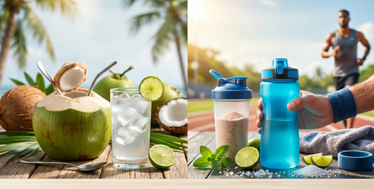 Comparaison entre eau de coco et électrolytes pour l’hydratation sportive
