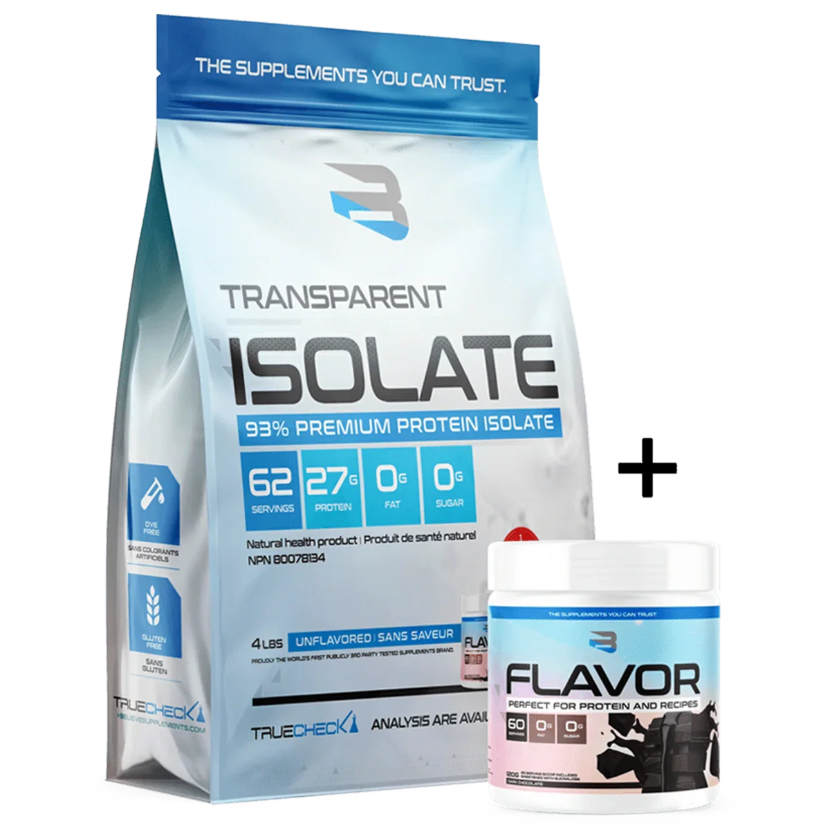 Protéine Isolate transparente 4lbs