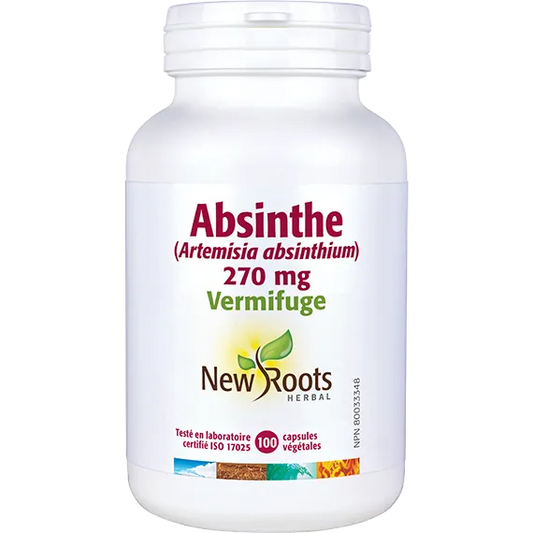 Absinthe (Artemisia absinthium) Vermifuge - 100 capsules végétales