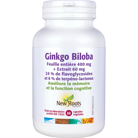 Ginkgo Biloba Feuille entière 400 mg -