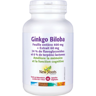 Ginkgo Biloba Hoja entera 400 mg