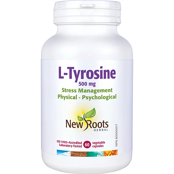 L-Tyrosine  500mg - 60 capsules