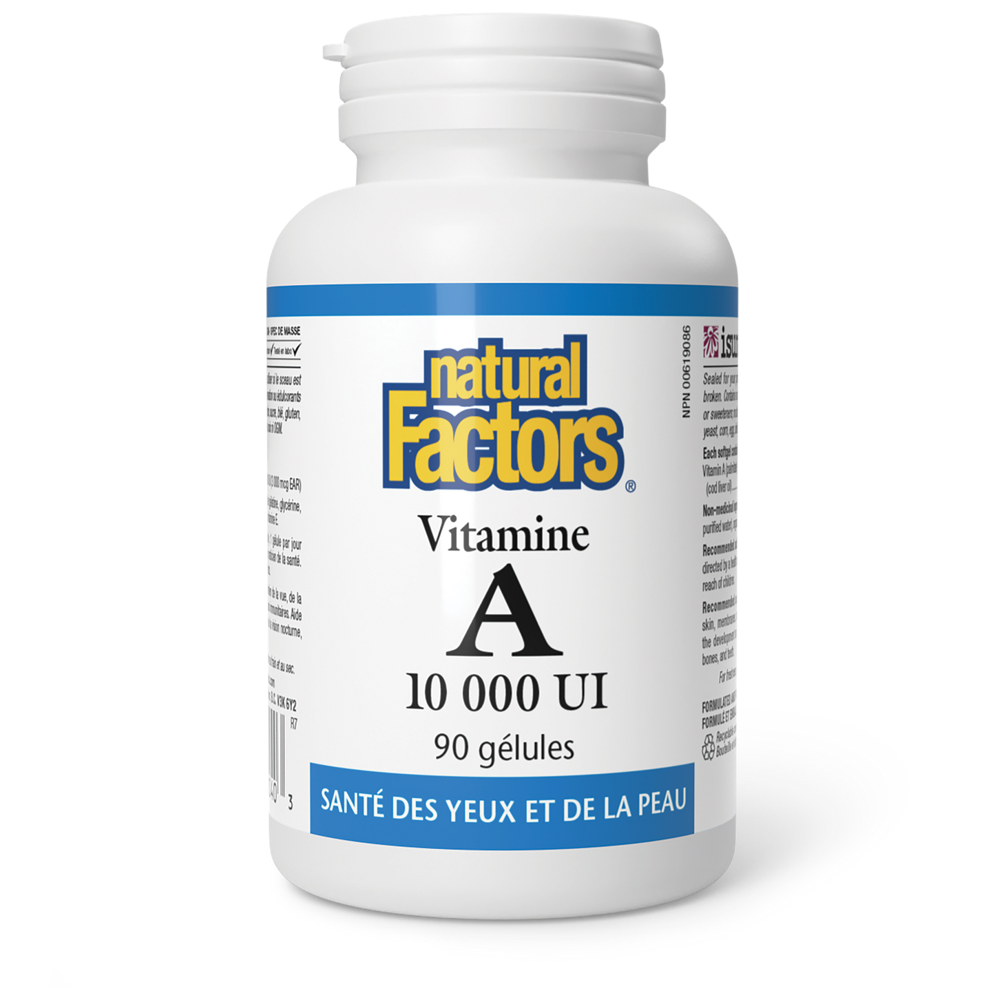 Vitamine A 10,000UI - 90 gélules