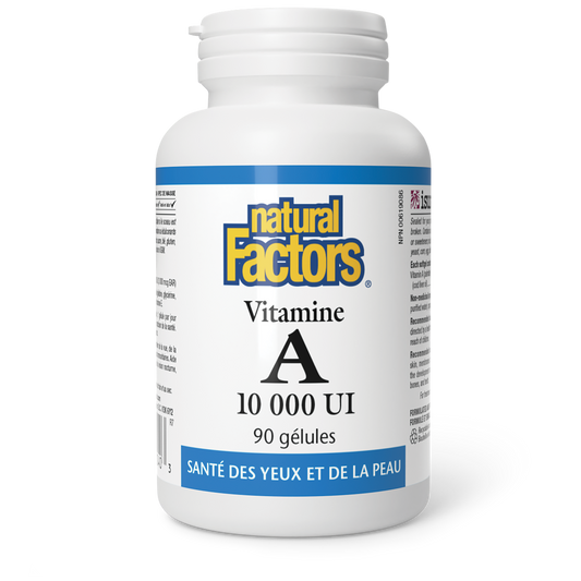 Vitamine A 10,000UI - 90 gélules