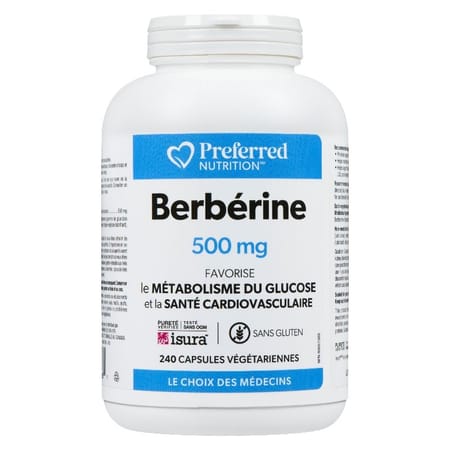Berbérine 500 mg - 240 capsules