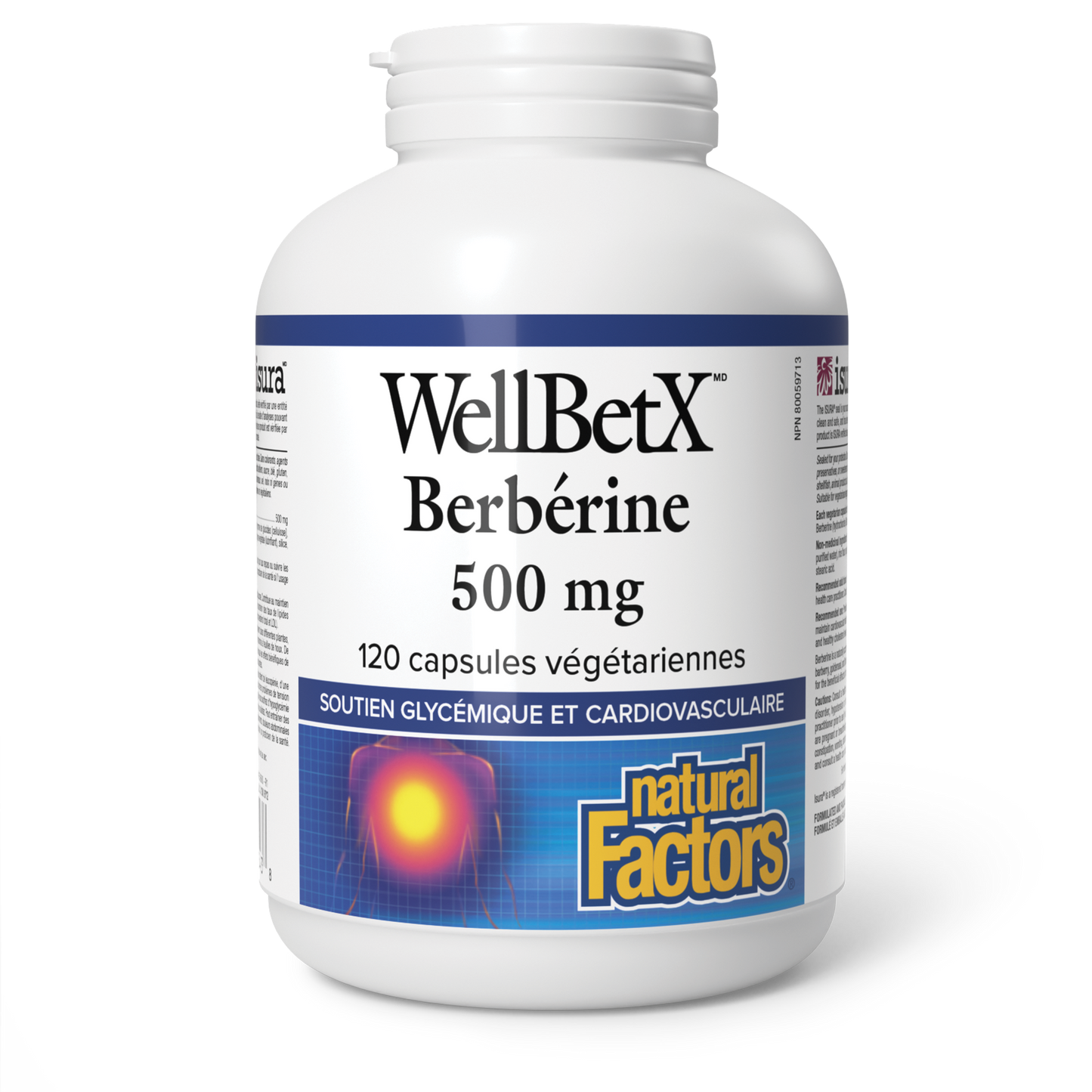 WellBet Berberine 500mg - Capsules Végétariennes
