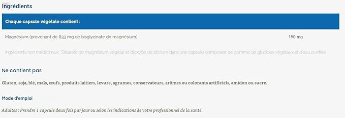 Magnesium Bisglycinate Sap ( 150mg )