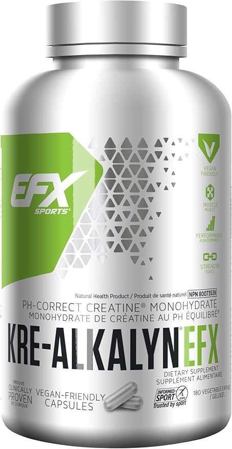 Créatine KreAlkalyn - 180 gélules