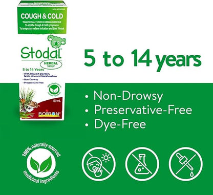 Stodal Sirop à base de plantes – Formule végétale