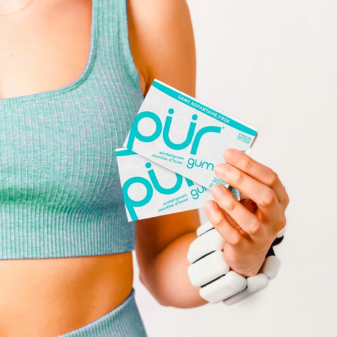 Gomme à maher sans sucre et sans aspartame -  Menthe d'hiver