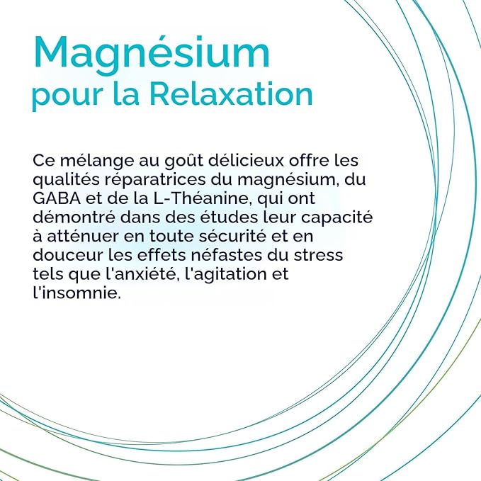 Magnésium bisglycinate/citrate Relaxation - 133g