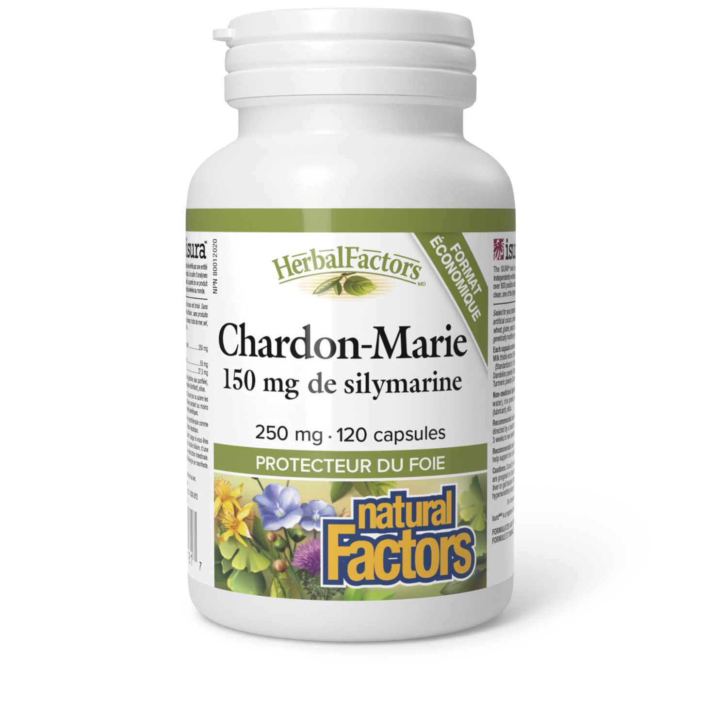 Chardon Marie 250mg - 120 capsules