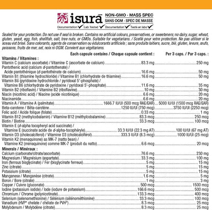 Femmes – Multivitamines et minéraux, 90 capsules végétariennes