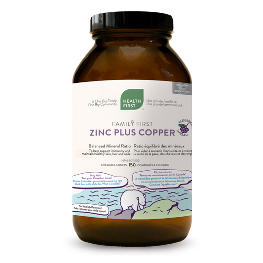 Family First Zinc + Cuivre - 150 Capsules