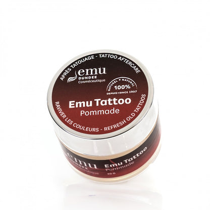 Pommade Emu Tattoo - Cicatrise, hydrate et protège les couleurs