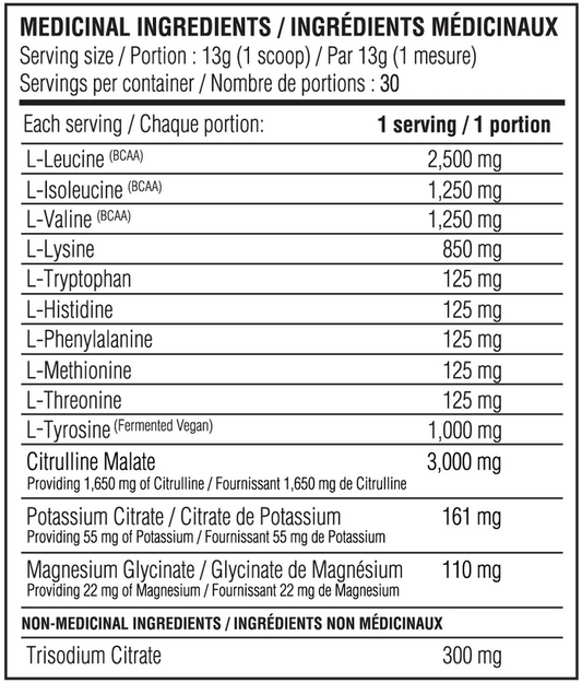 EAA ( acides aminés ) - Barbe à papa