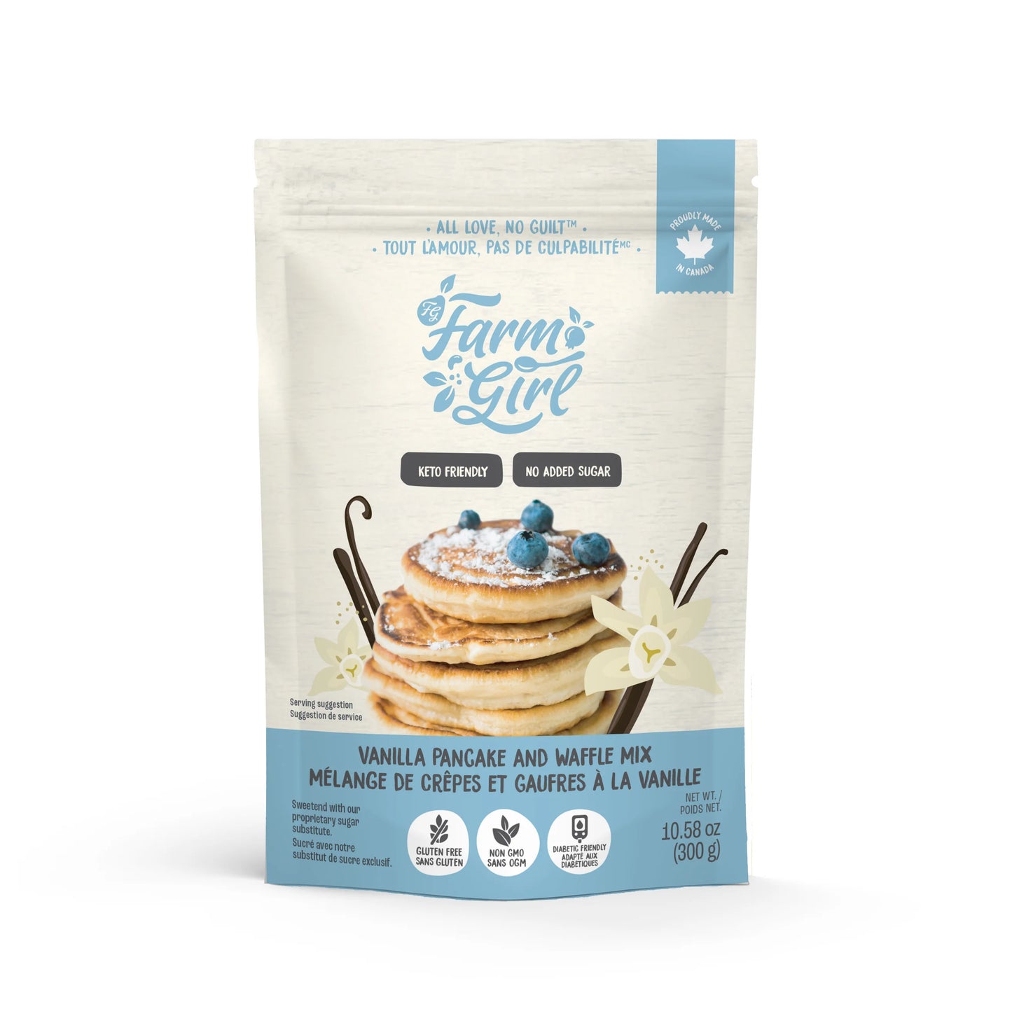 MÉLANGE DECRÊPES ET GAUFRES À LA VANILLE