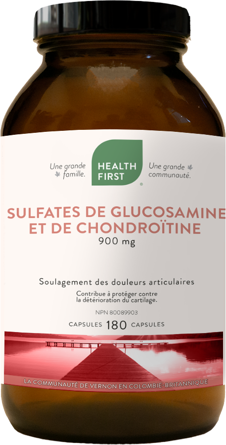 Sulfates de Glucosamine et Chondroitine - 180 capsules