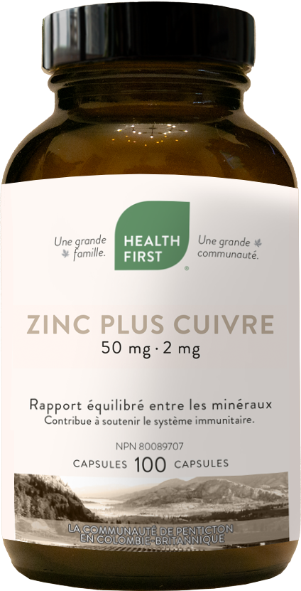Zinc 50mg + Cuivre ( 100 Caps )
