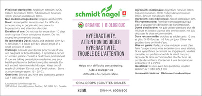 Hyperactivité, trouble de l'attention - 30mL
