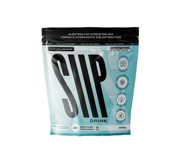 Canette de boisson rafraîchissante Siip Drink saveur brise rafraîchissante (cooling breeze), idéale pour une hydratation pure et intense.