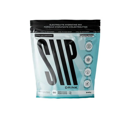 Canette de boisson rafraîchissante Siip Drink saveur brise rafraîchissante (cooling breeze), idéale pour une hydratation pure et intense.