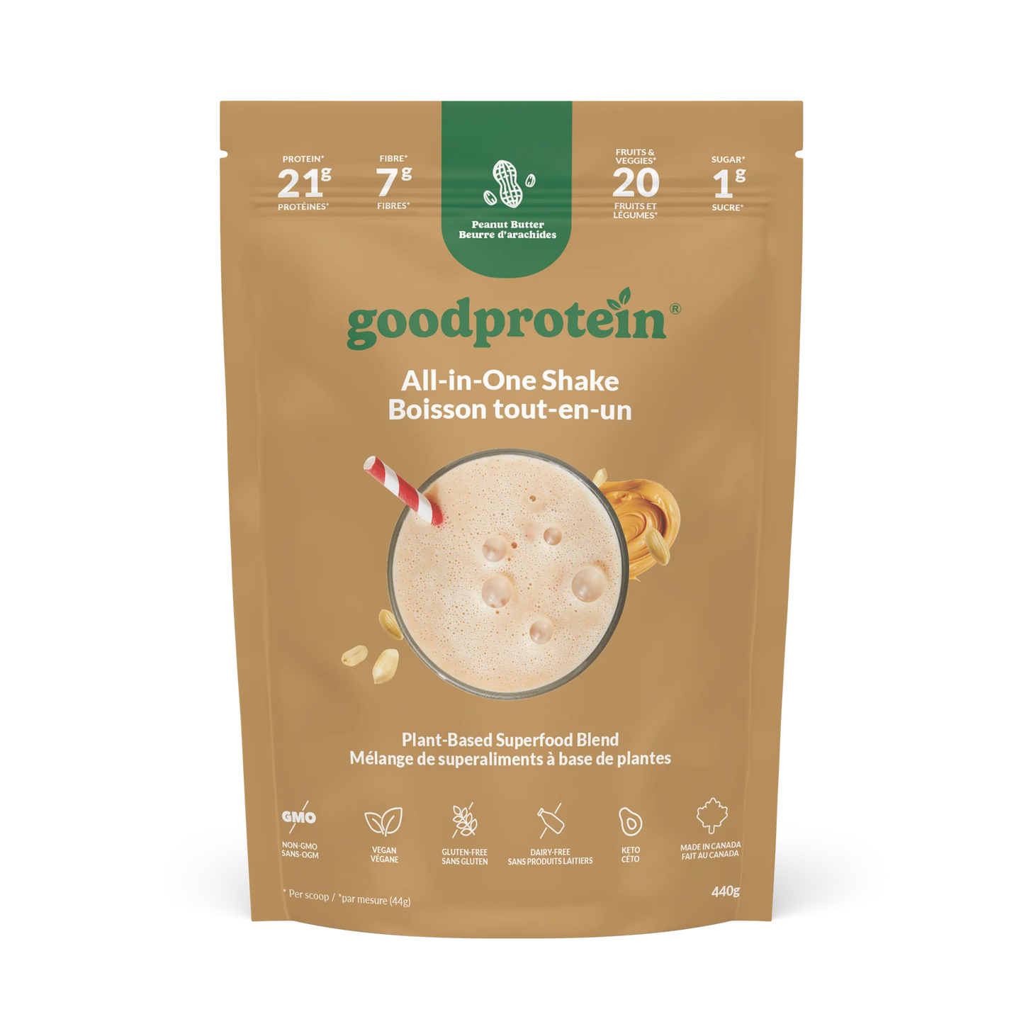 Goodprotein - Boison Tout En-Un (440g)