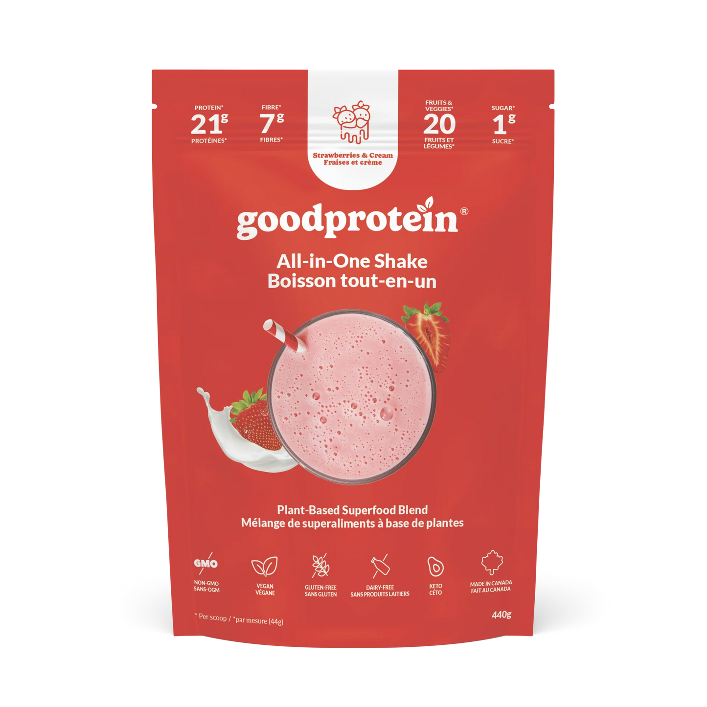 Goodprotein - Boison Tout En-Un (440g)
