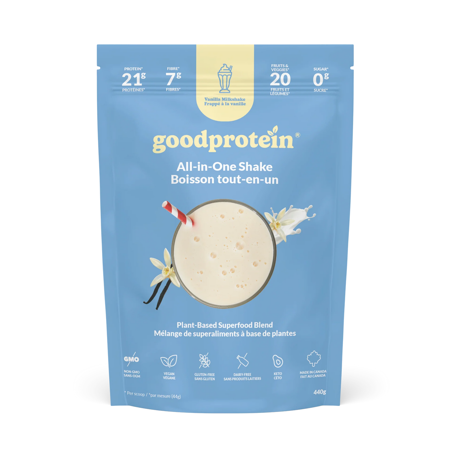 Goodprotein - Boison Tout En-Un (440g)